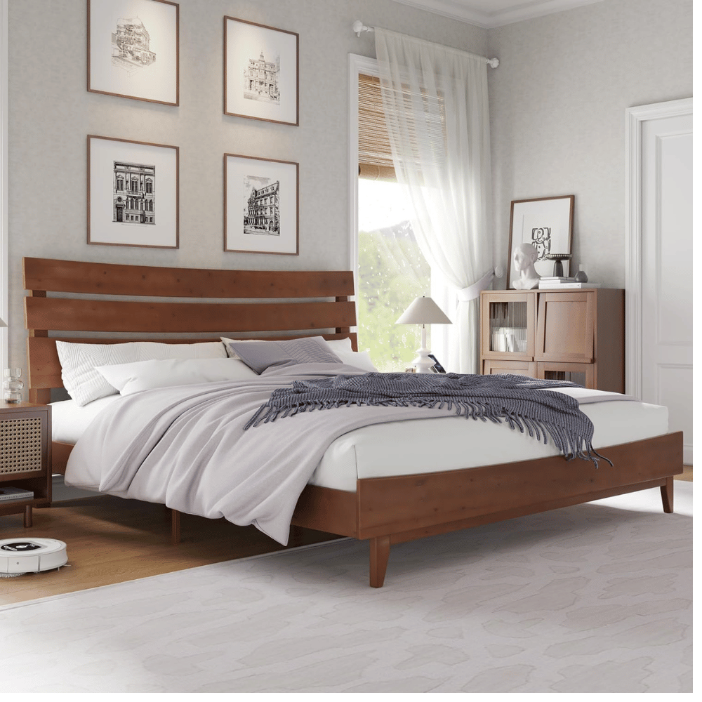 Mid century bed