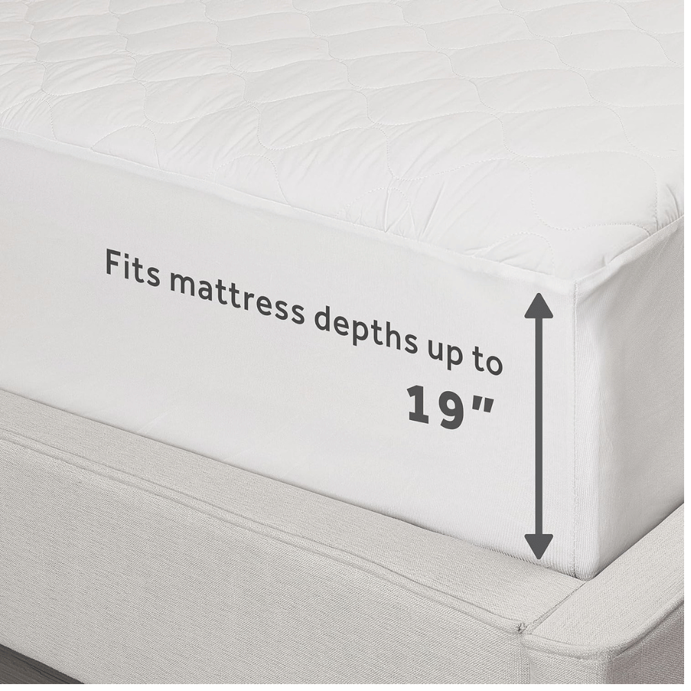 Water-resistant heated mattress pad by Sunbeam