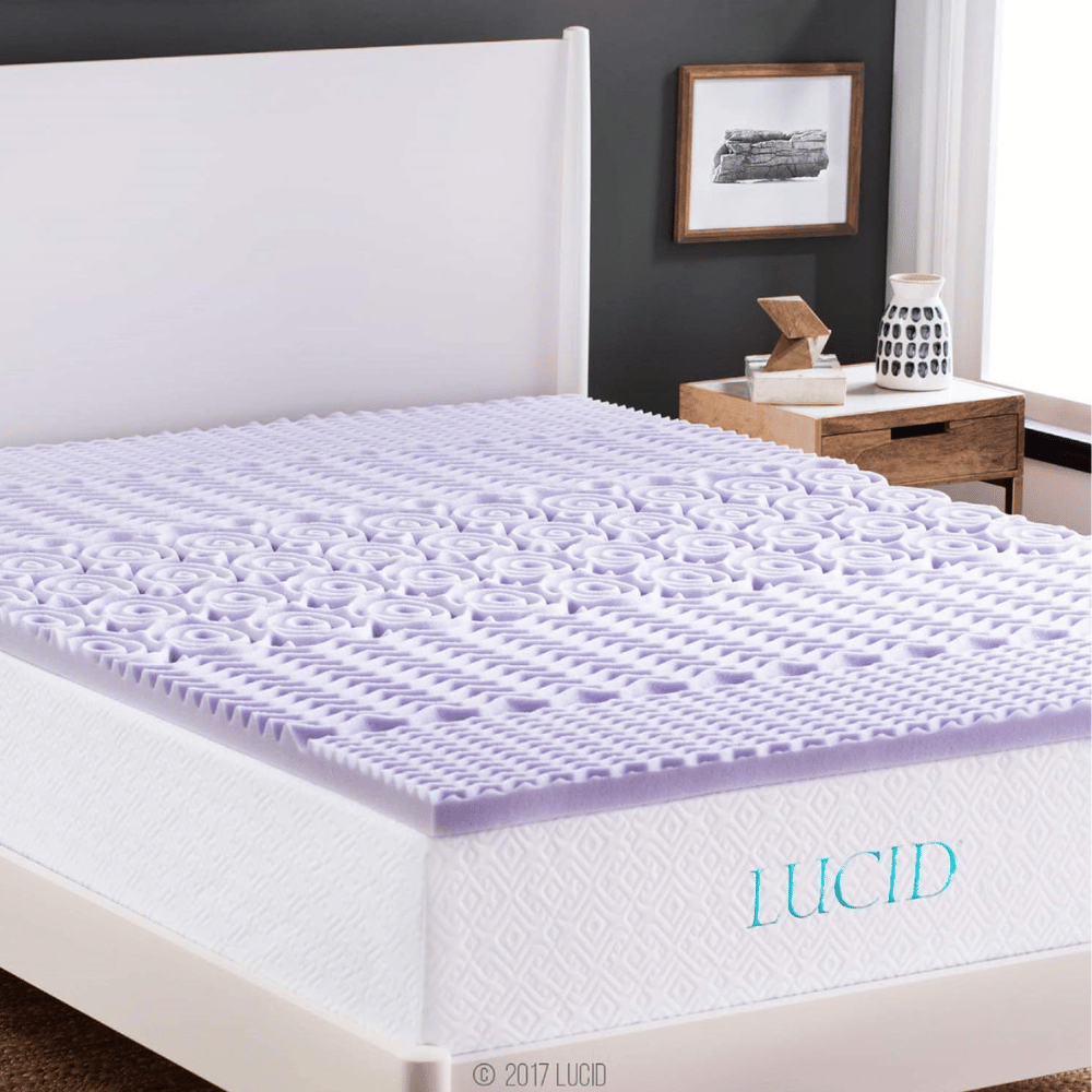 Lucid 2 inch five zone foam topper