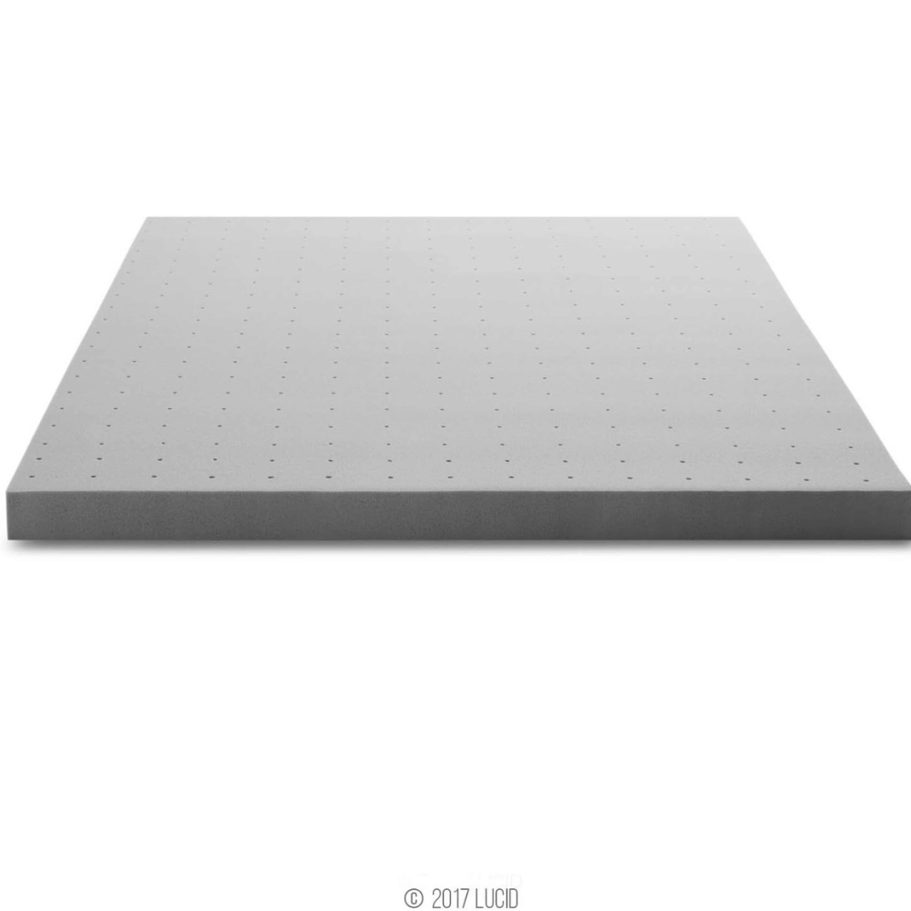 Lucid gel infused memory foam topper.
