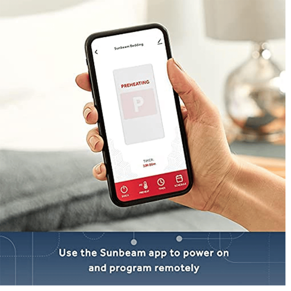 Wi-Fi bedding warmer by Sunbeam