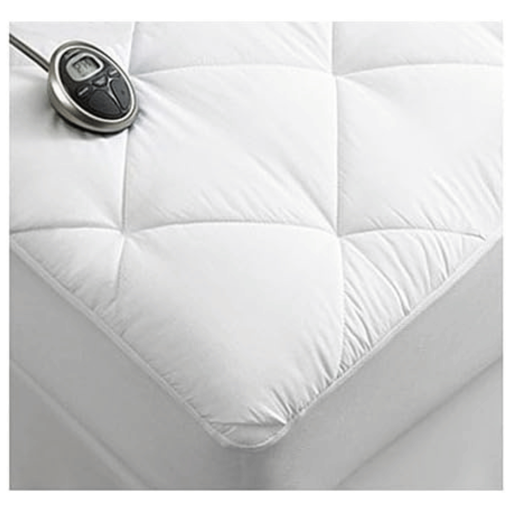 Sunbeam luxury quilted heated mattress pad