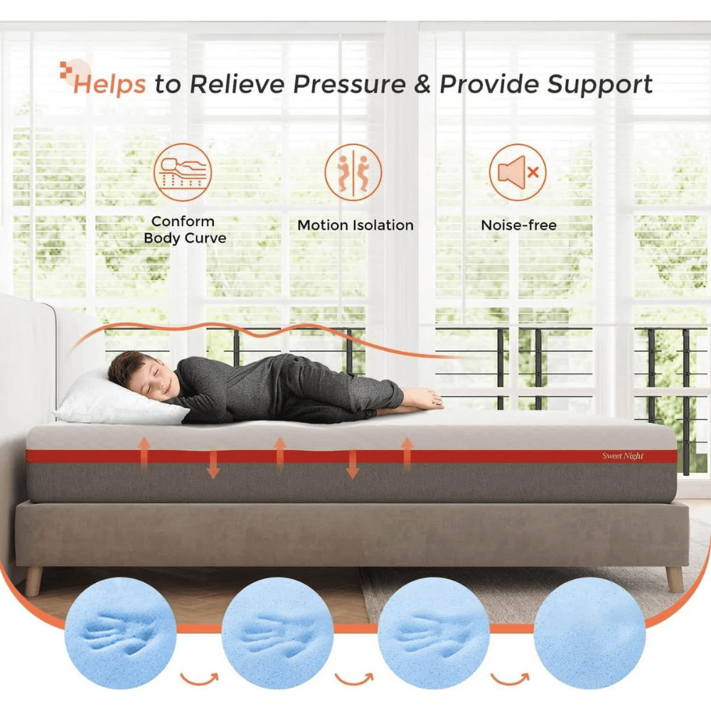 SweetNight Clarity breathable foam bed