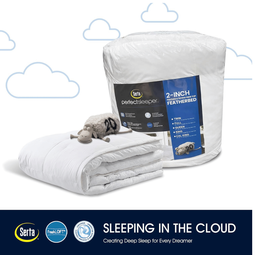 Serta feather topper