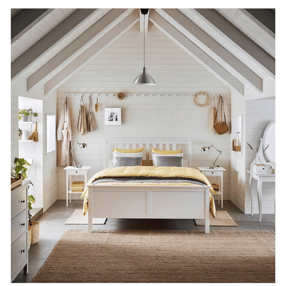 Ikea elegant bedroom bed