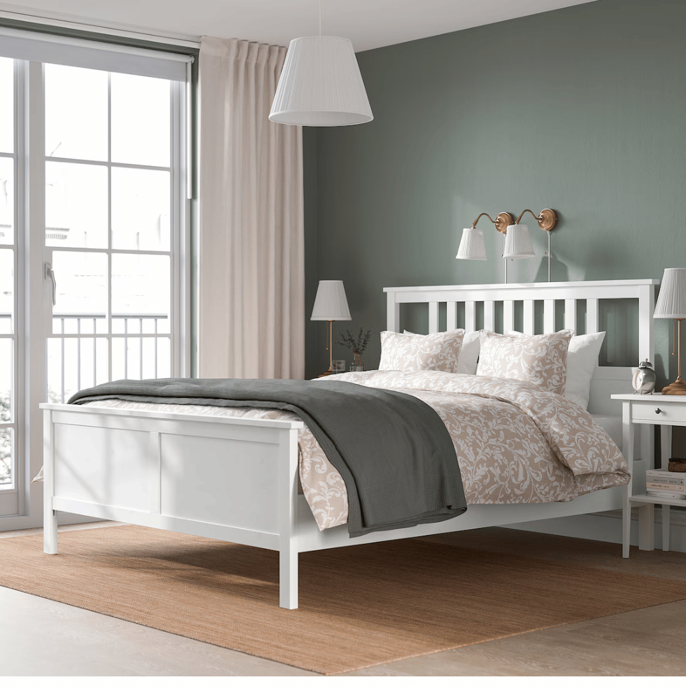 Ikea minimalist aesthetic bed