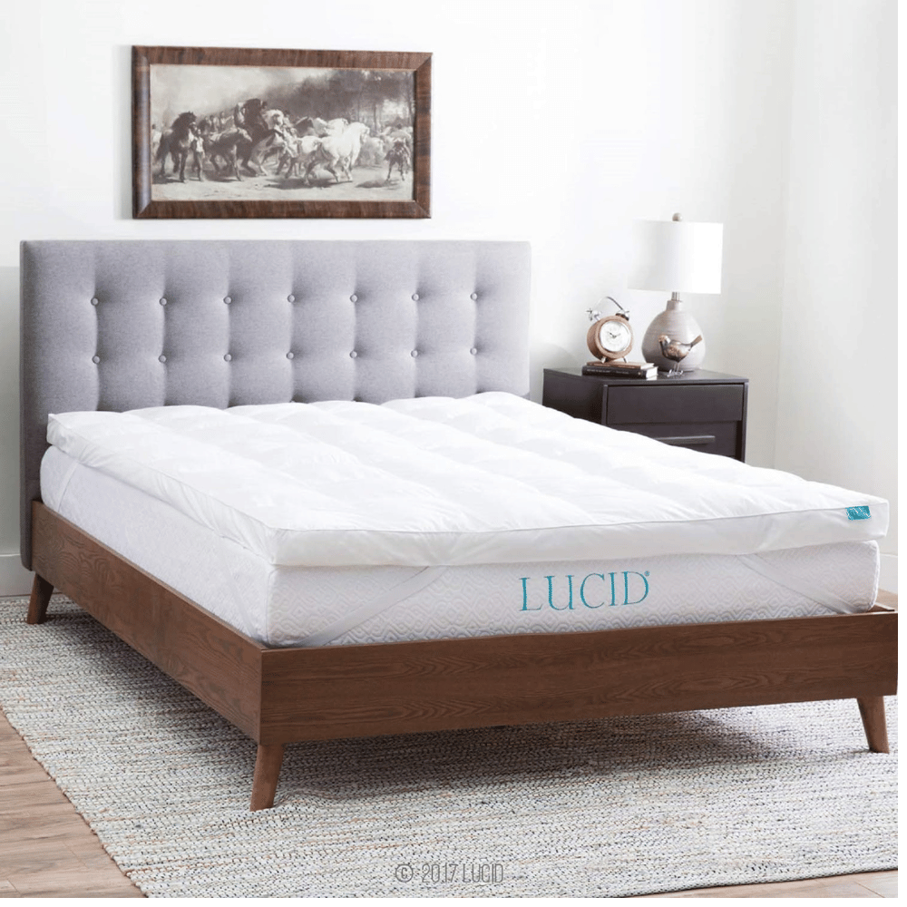 LUCID Skin-Friendly Mattress Topper