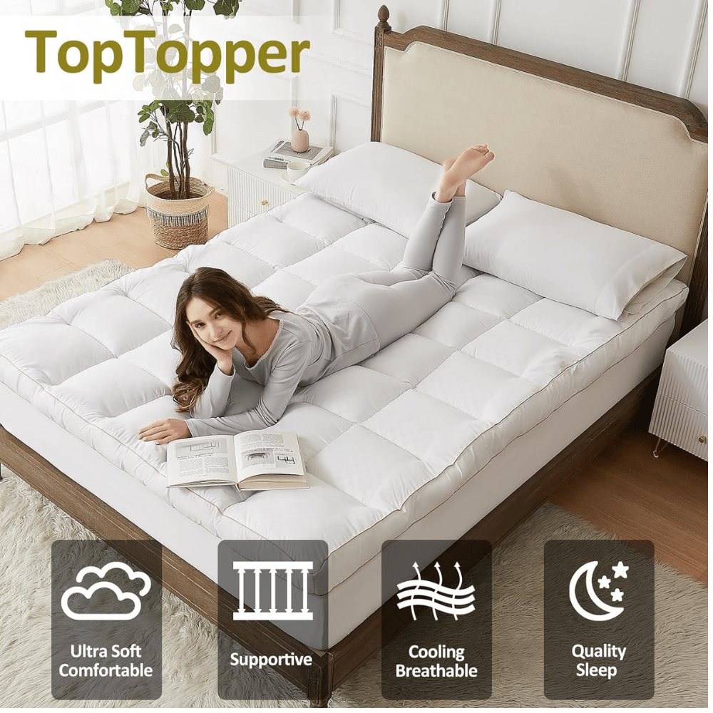 TopTopper Heat-Reduction Mattress Topper