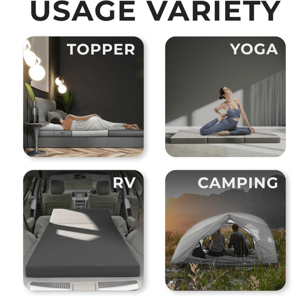 Milliard Foldable trifold bed