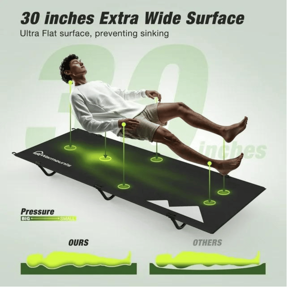 WARMOUNTS lightweight camper cot