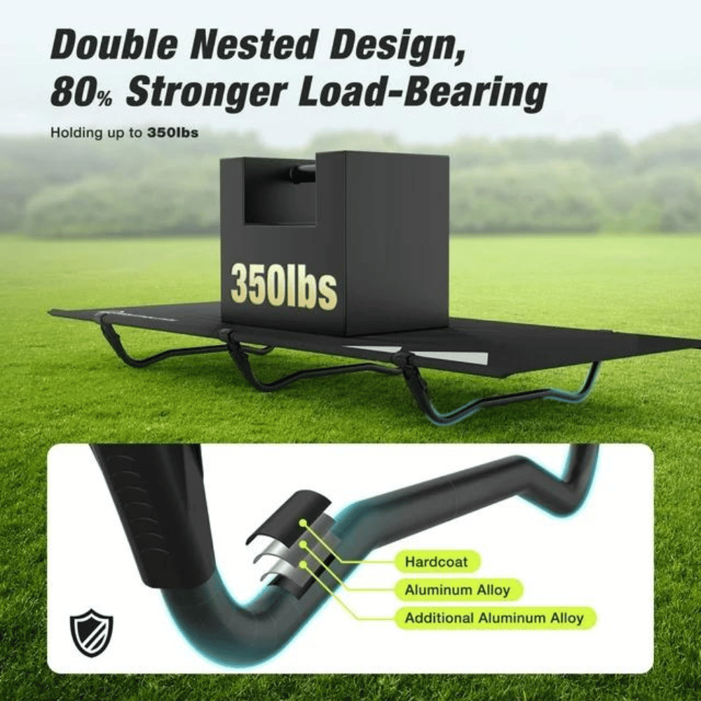 WARMOUNTS portable camping cot