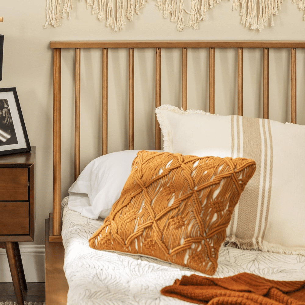 Walker Edison Wood Platform Bed