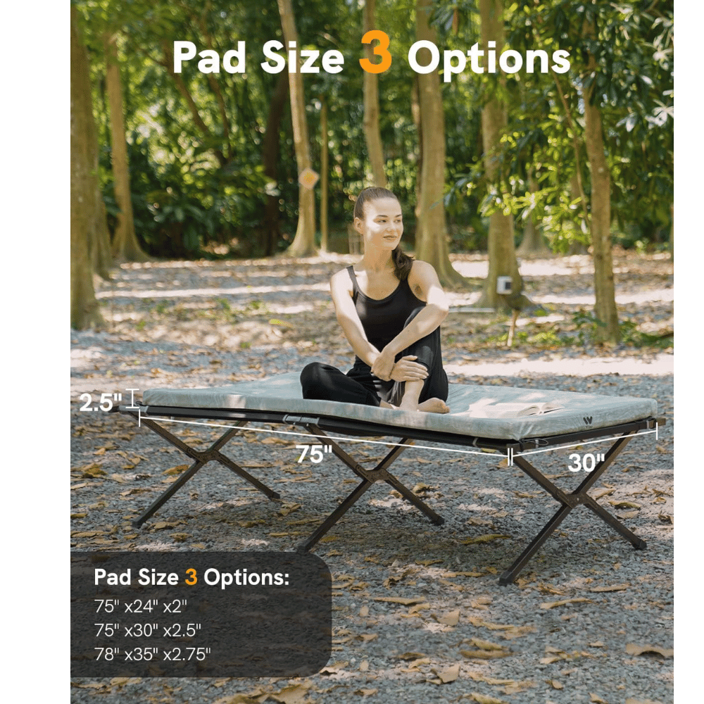 Willpo camping cot pad