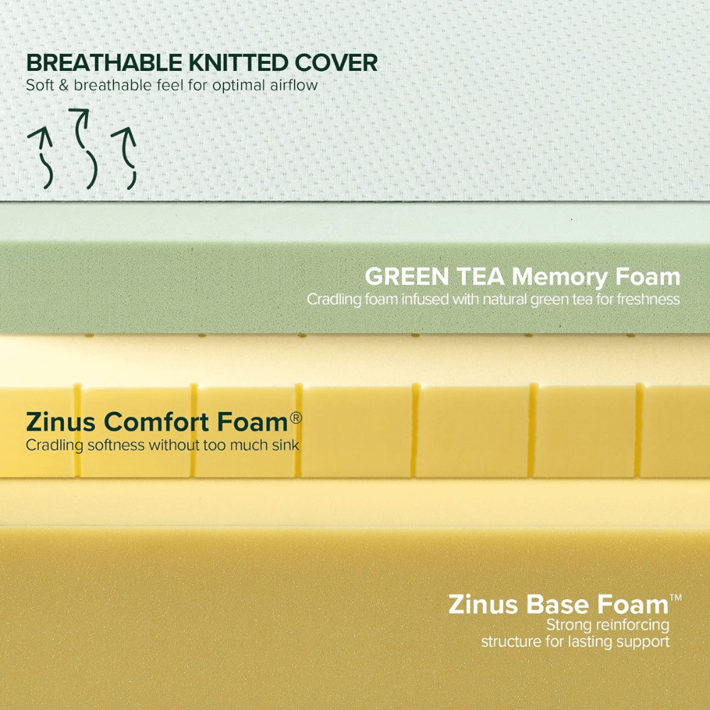 ZINUS cooling gel bed