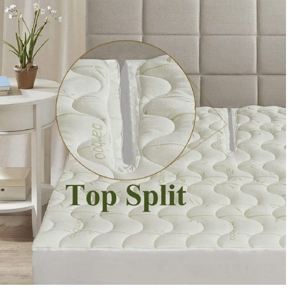 Zen bamboo cooling mattress pad.