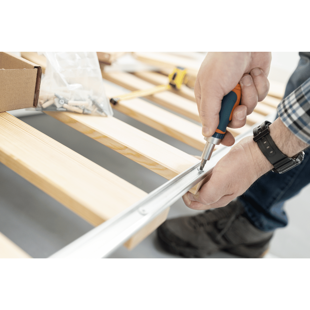 How to assemble a bed.