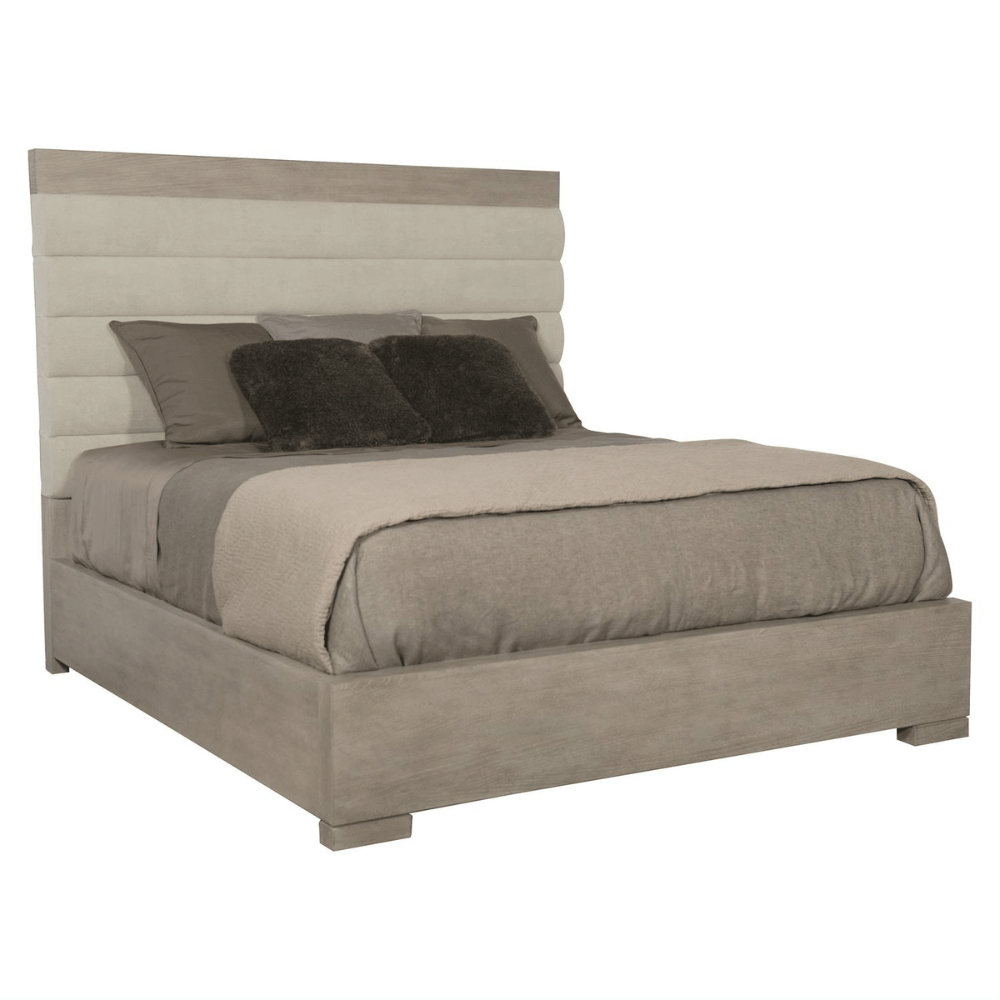 Bernhardt Linea gray bed