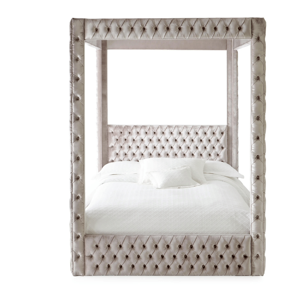 Anthropologie modern canopy bed