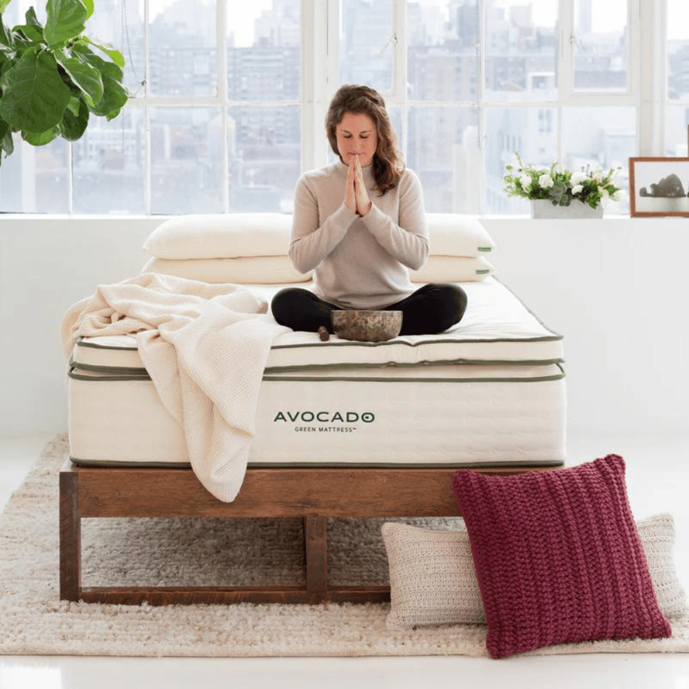 Avocado green topper natural sleep upgrade