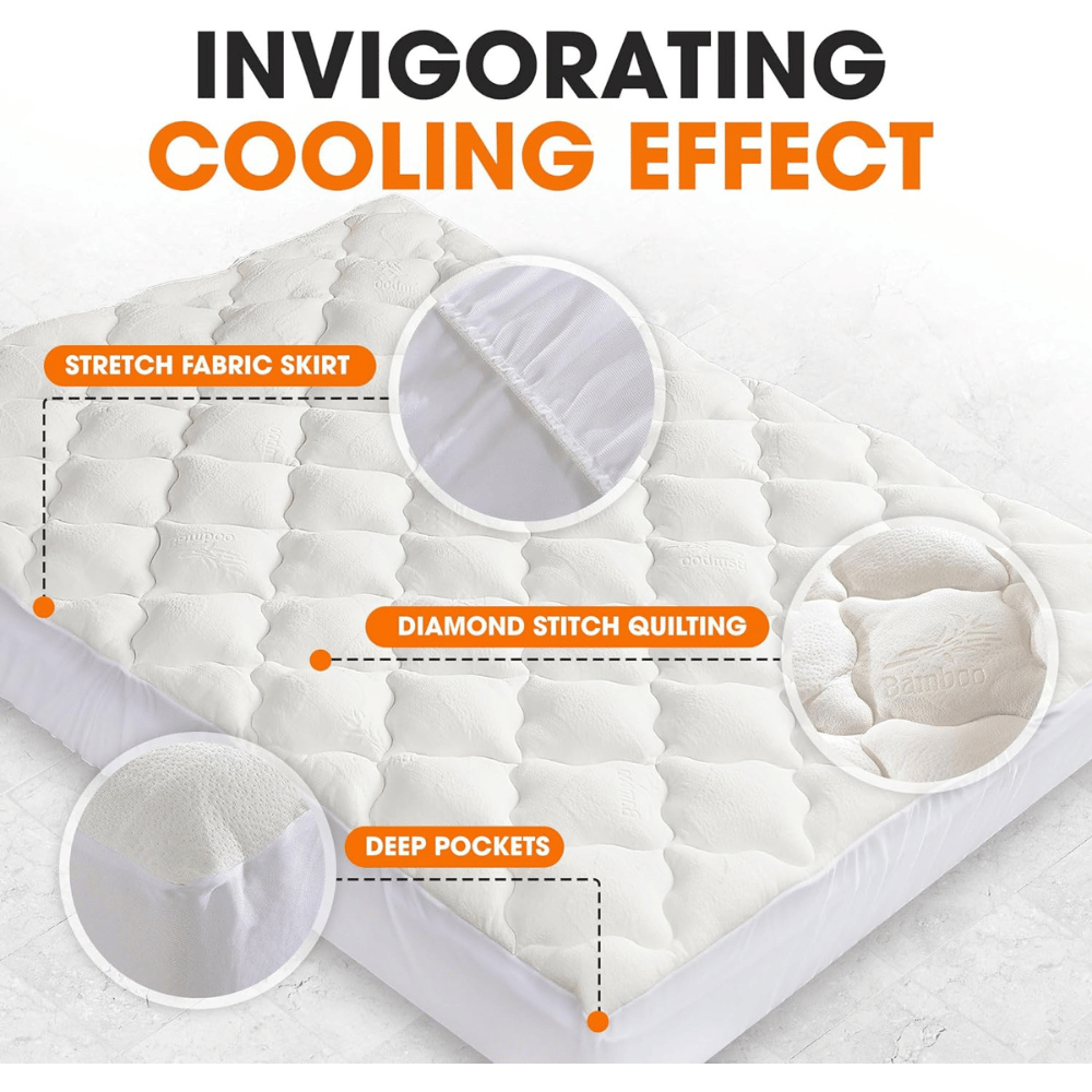 Ultimate comfort bamboo mattress pad.