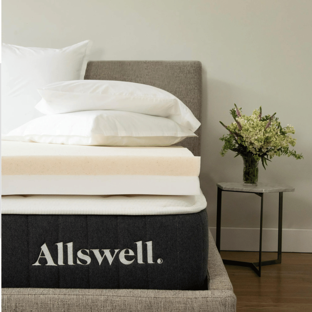 Allswell memory foam mattress topper review.