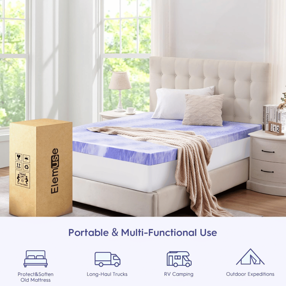 ELEMUSE Foam Mattress Topper