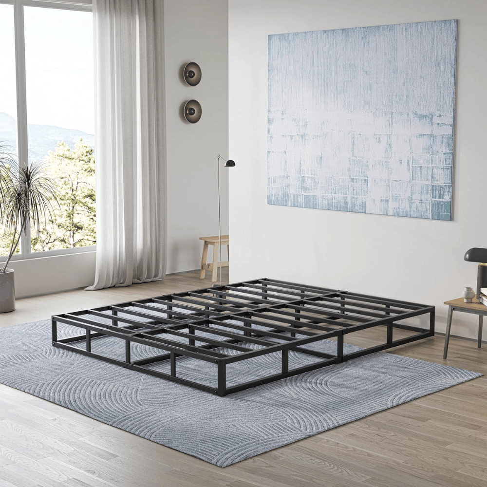 HUEIIS Steel Frame Platform Bed