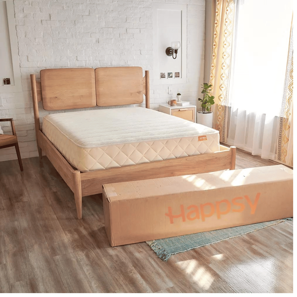 Happsy bed combines organic comfort and support
