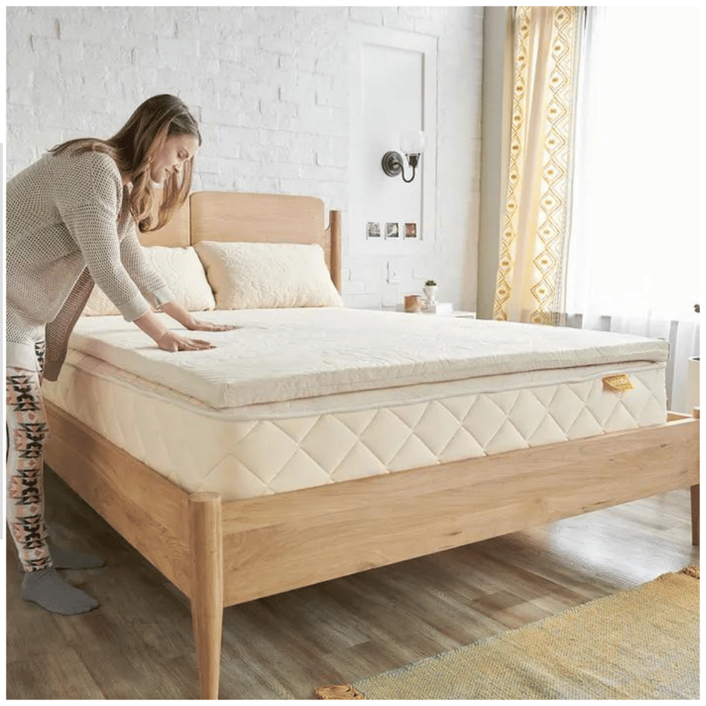 Happsy organic topper breathable supportive comfort