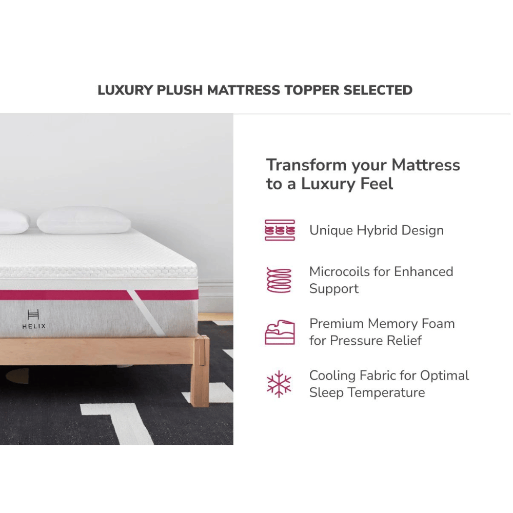 Helix mattress topper