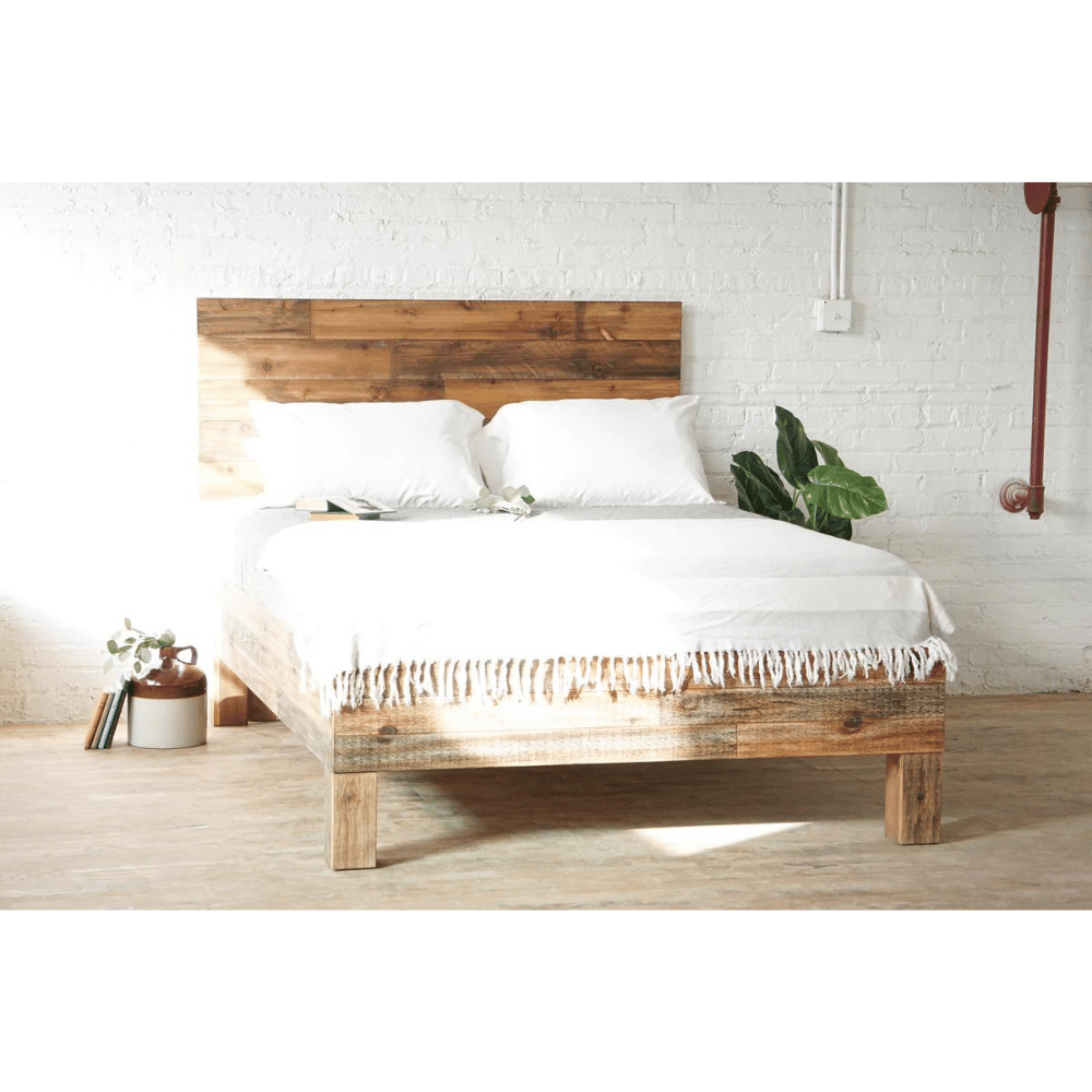 Homestead barnwood eco-friendly platform bed