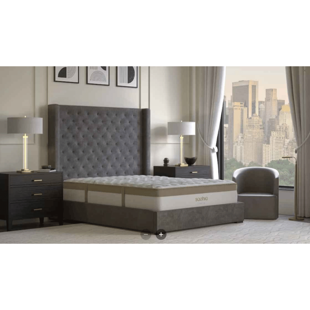 Saatva Loom & Leaf gel-infused memory foam bed