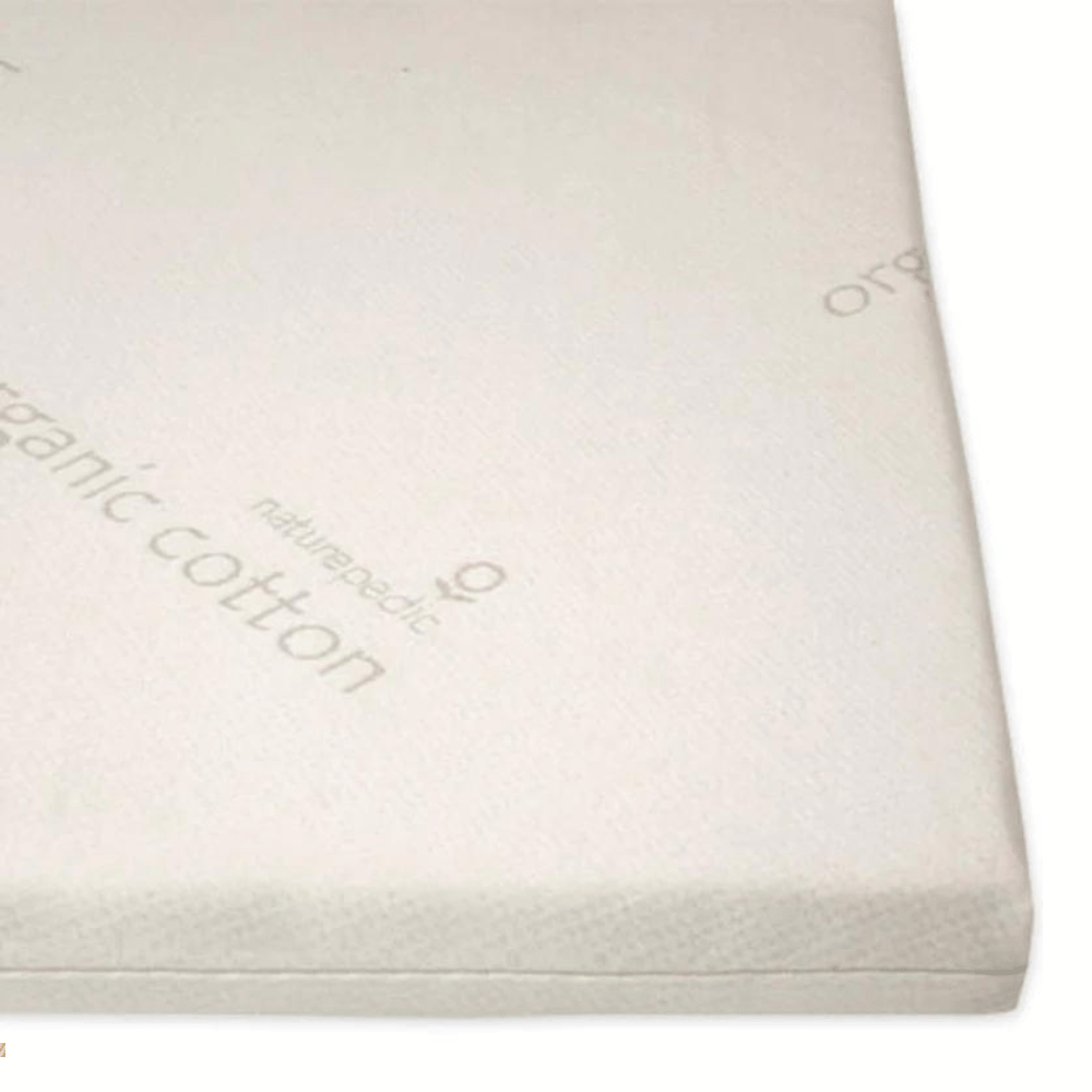 Naturepedic topper pressure-point relief latex comfort