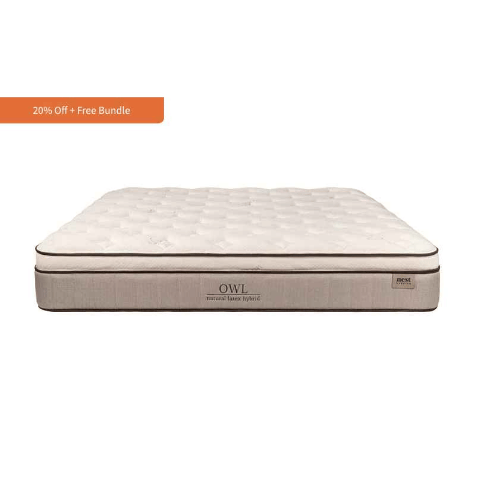  Nest latex mattress supports healthy spinal alignment