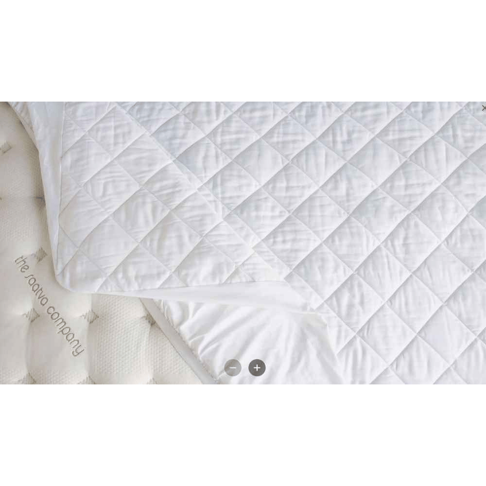 Saatva topper organic soft smooth cotton