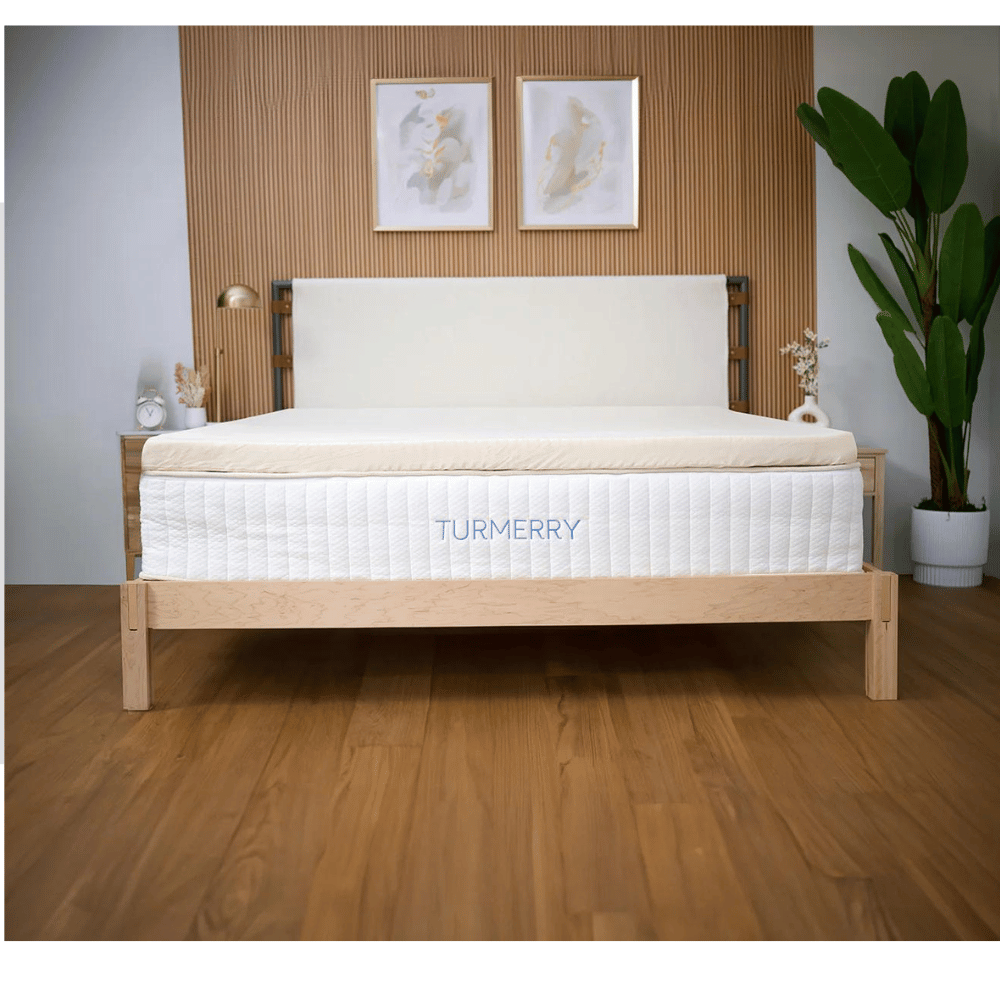 Turmerry latex topper allergy-free sleep