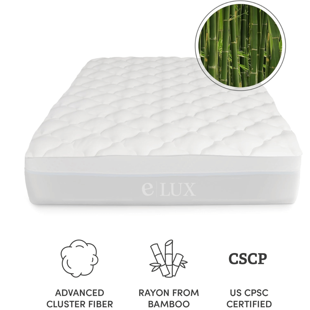 Cooling summer bamboo mattress topper.