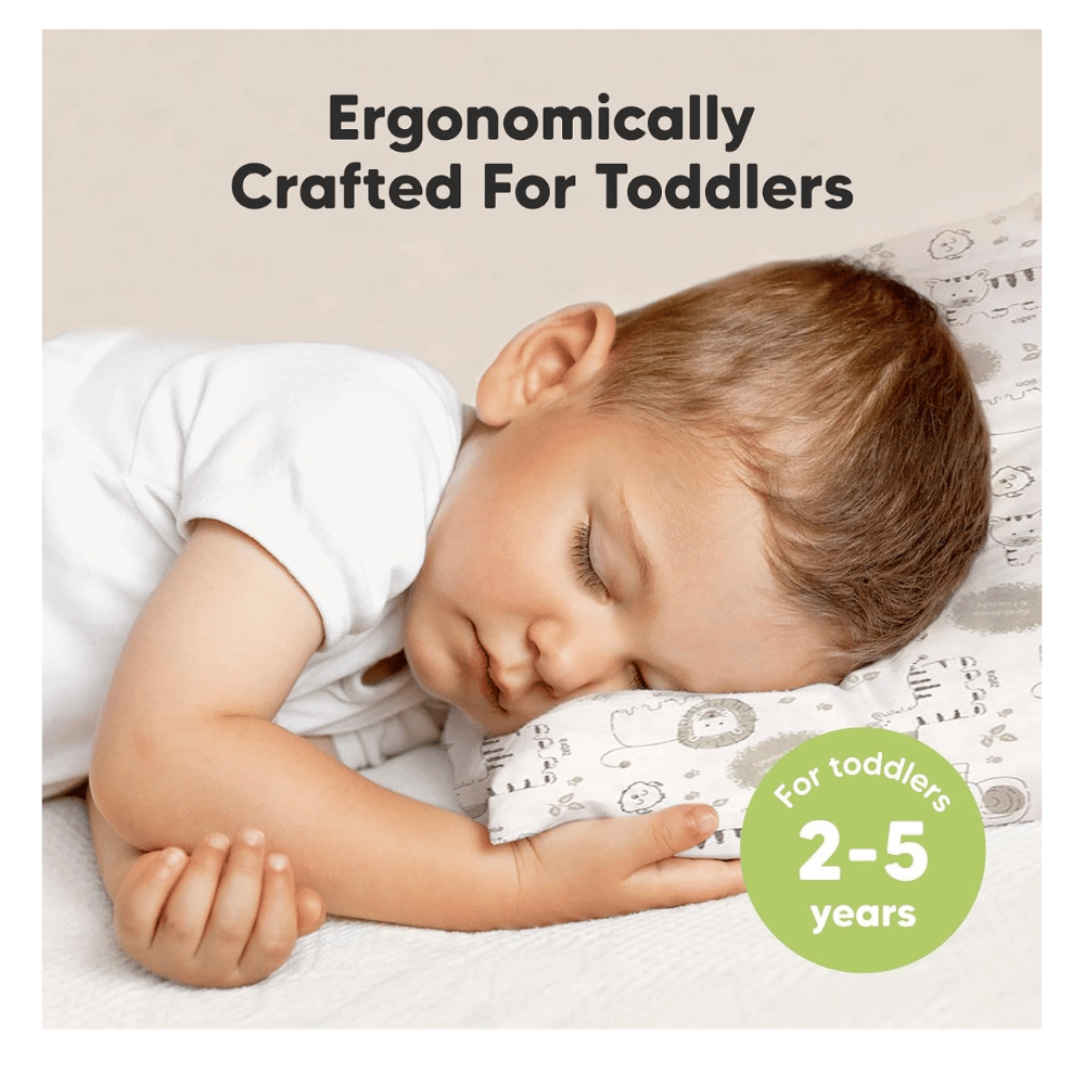 KeaBabies washable toddler pillow with pillowcase