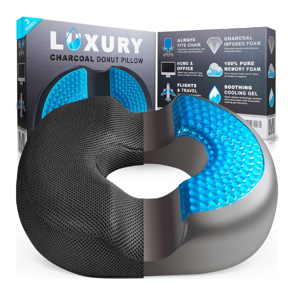 H. Charcoal Relief Cushion