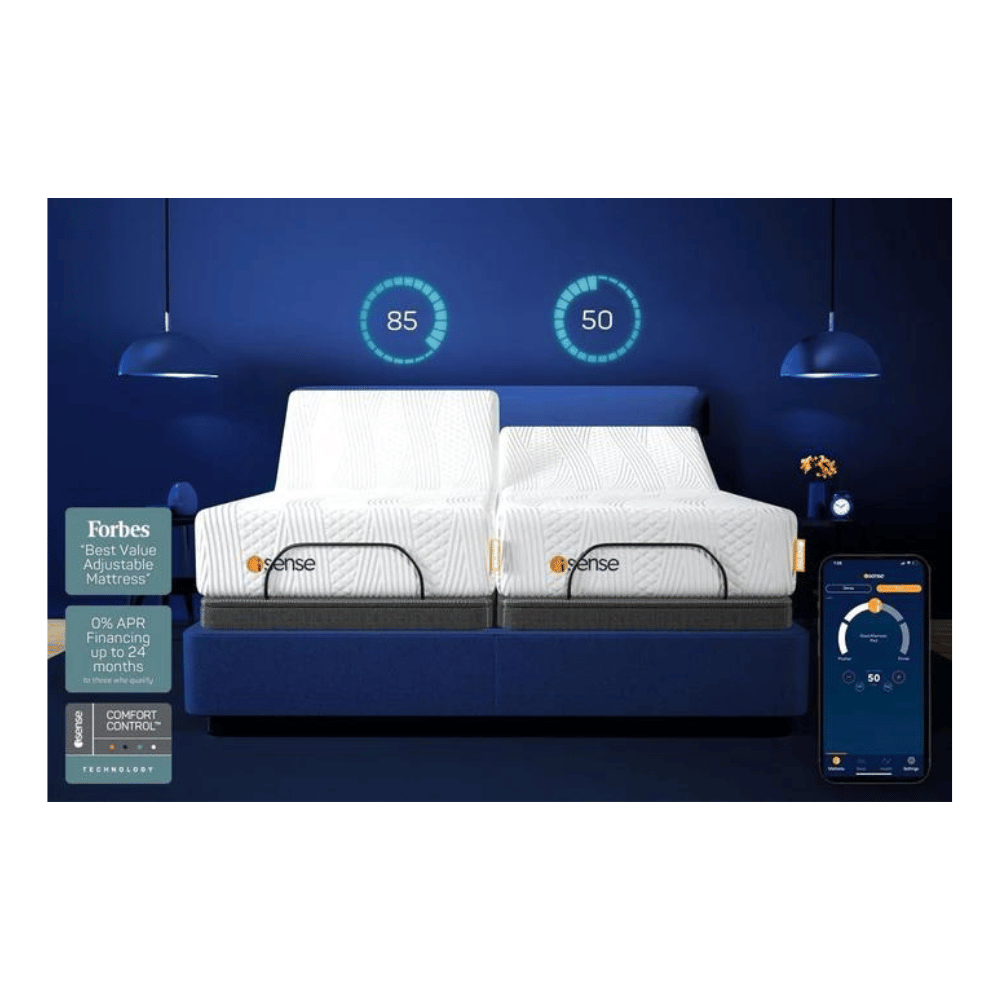 Firm mattress for adjustable bed.