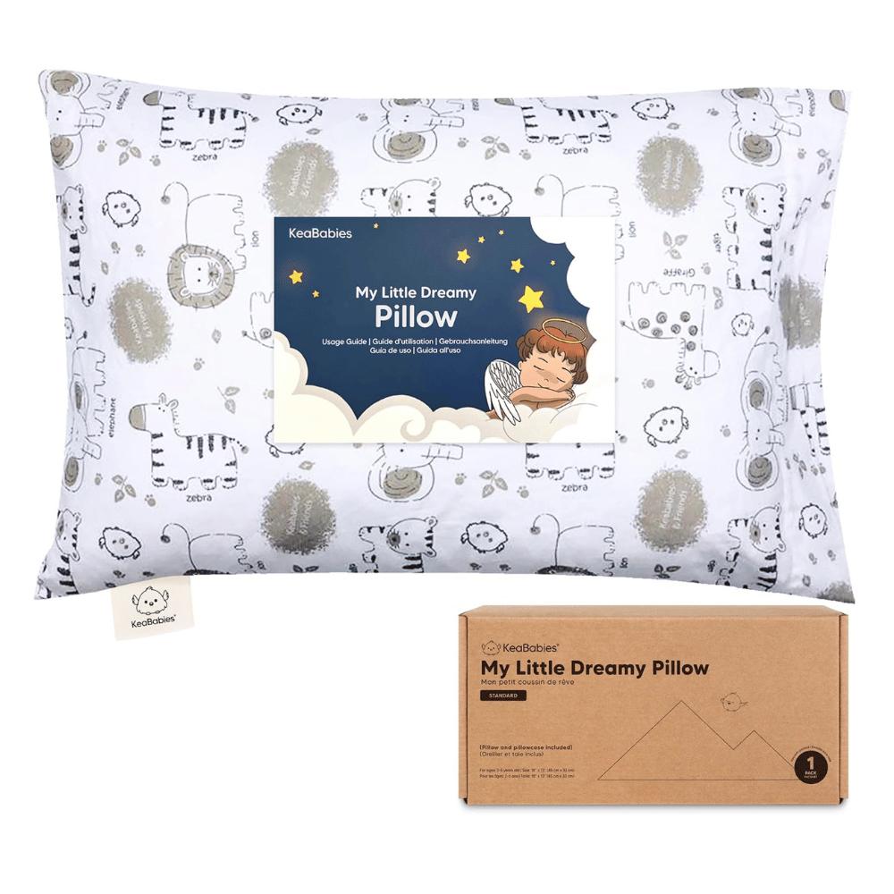 KeaBabies toddler pillow with soft cover