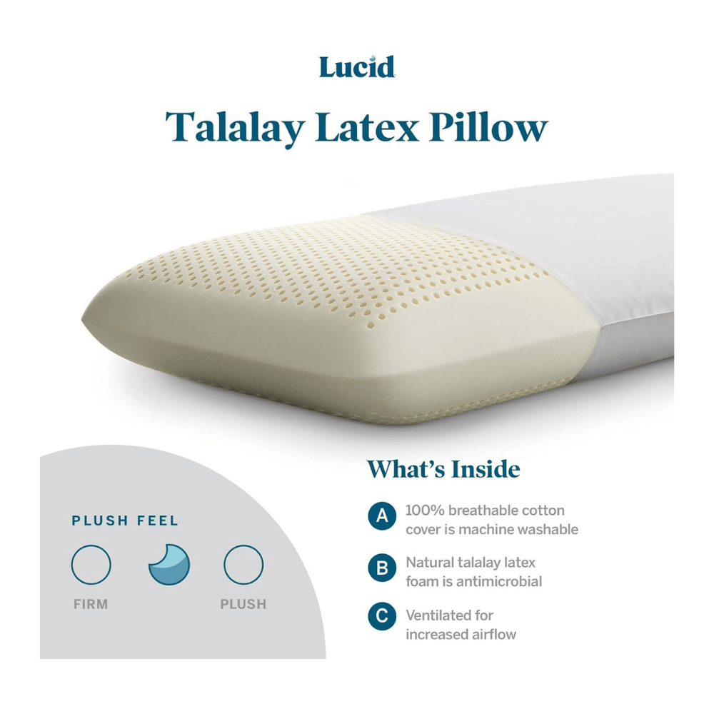 The best firm latex pillow.