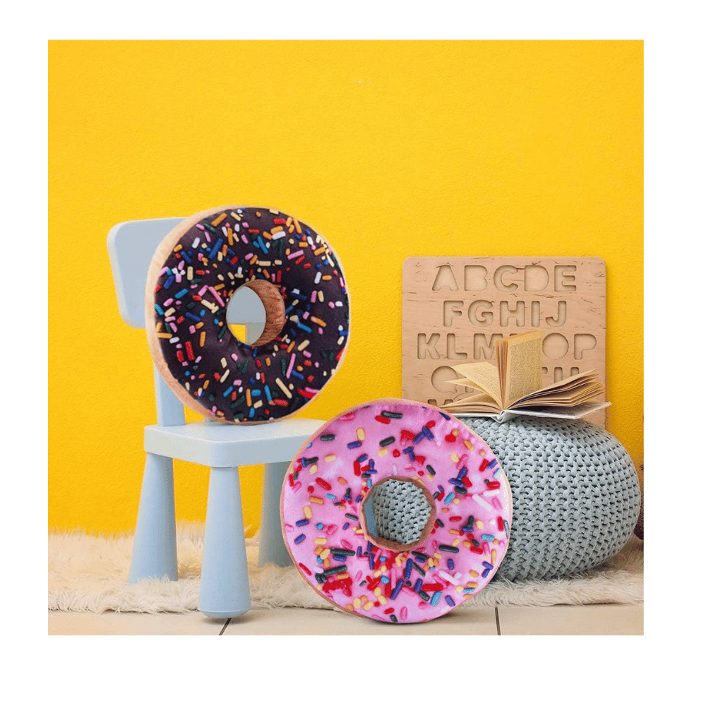 HYSEAS Decorative Donut Pillow