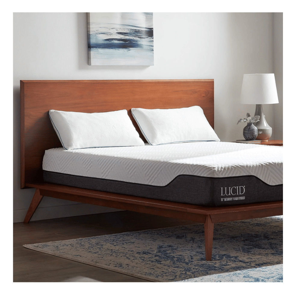 Latex pillow for side sleepers.