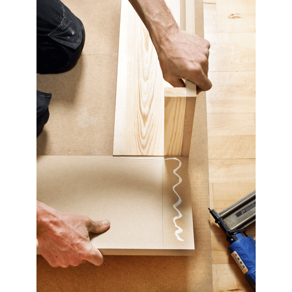 Durable hardwood frame