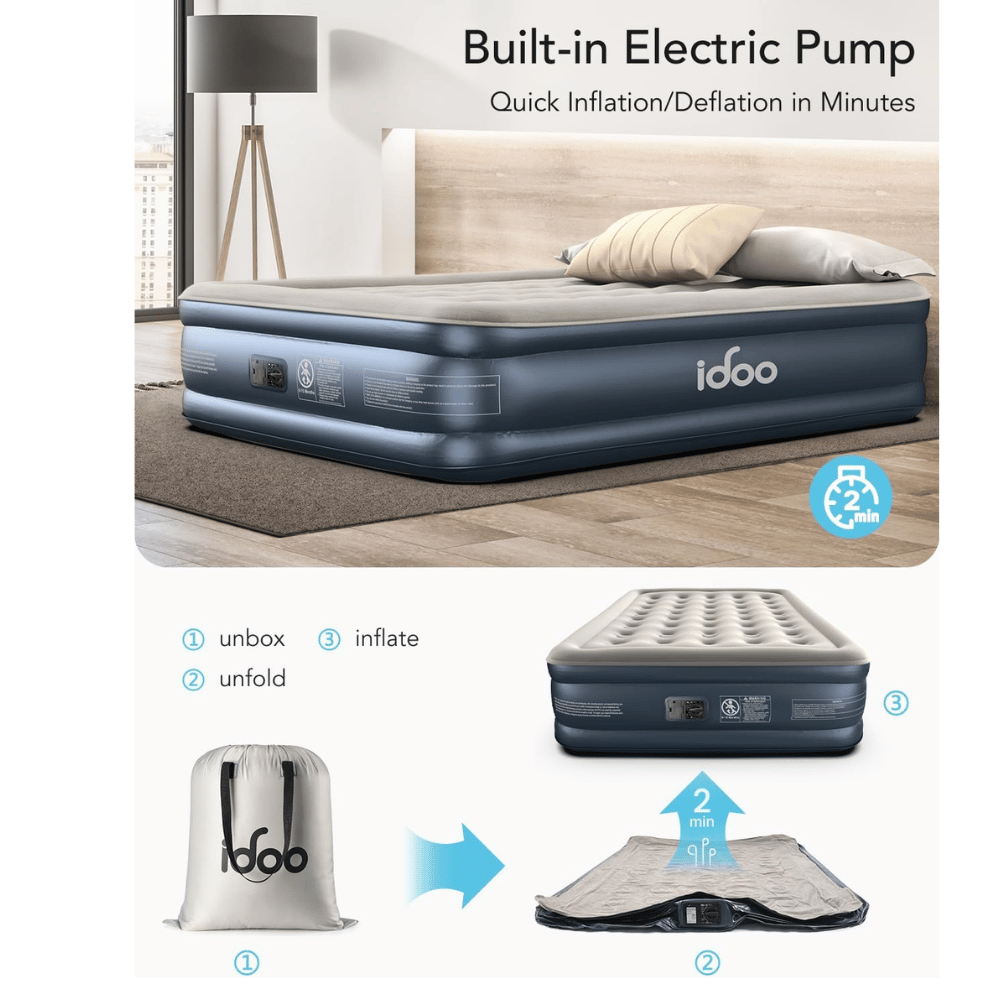 iDOO inflatable air mattress