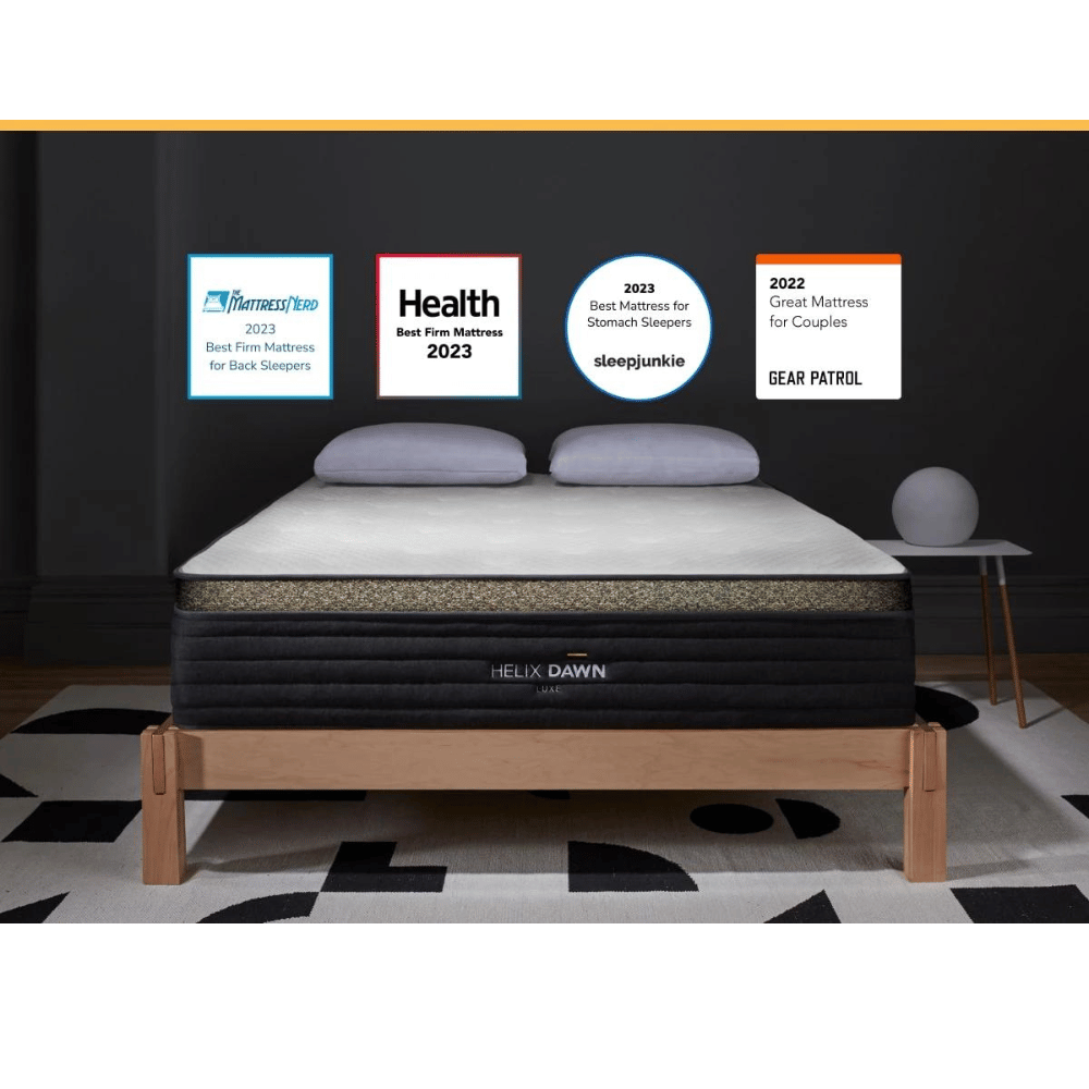 Discover dual adjustable firmness mattress.