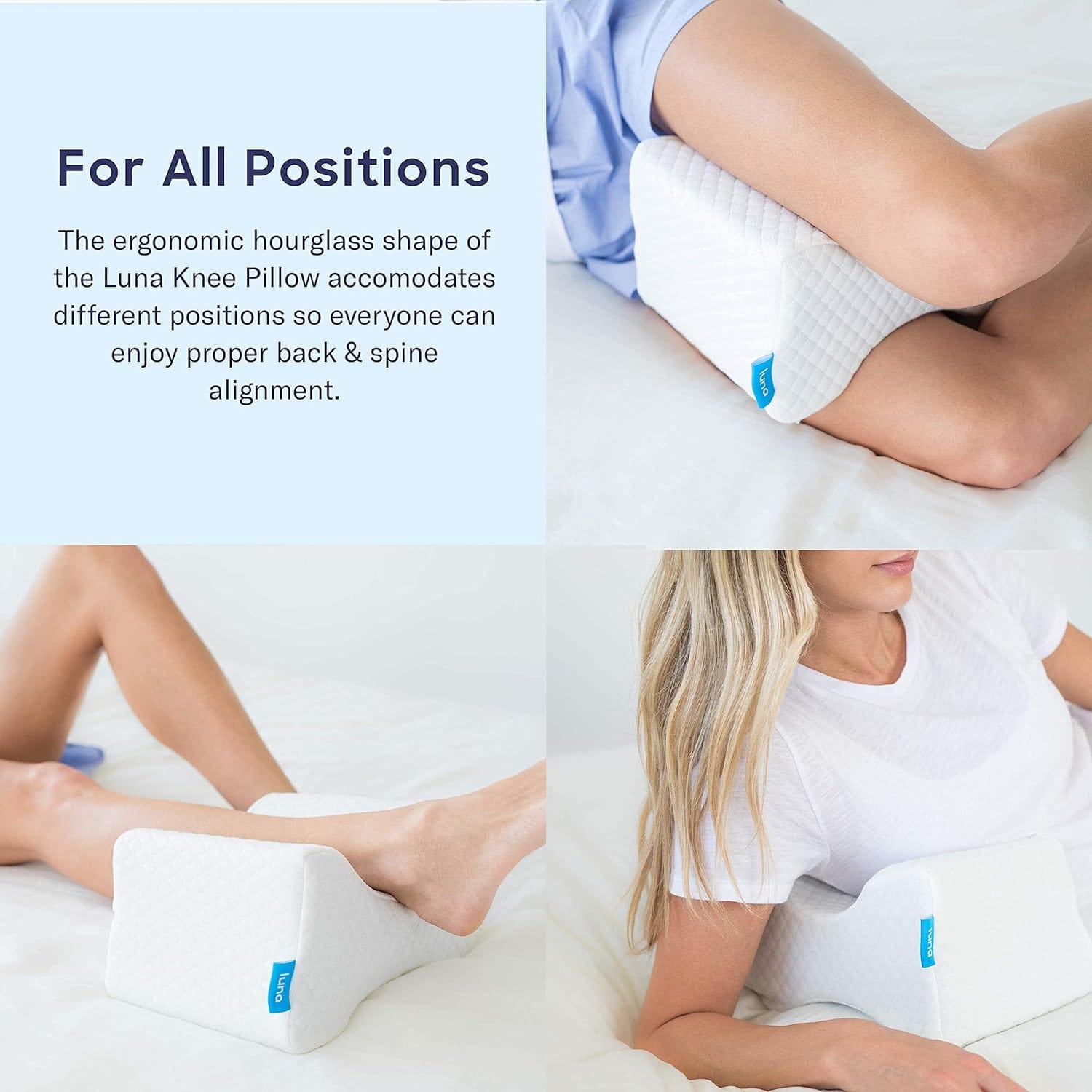 Luna contour knee pillow