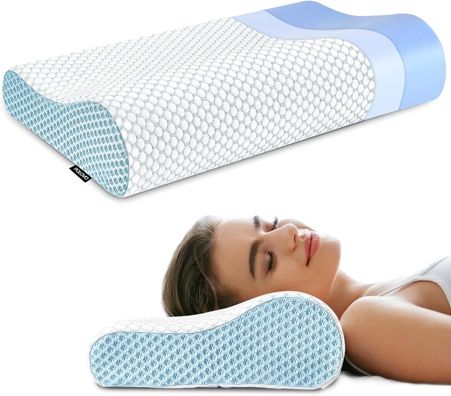Polovo contour support pillow