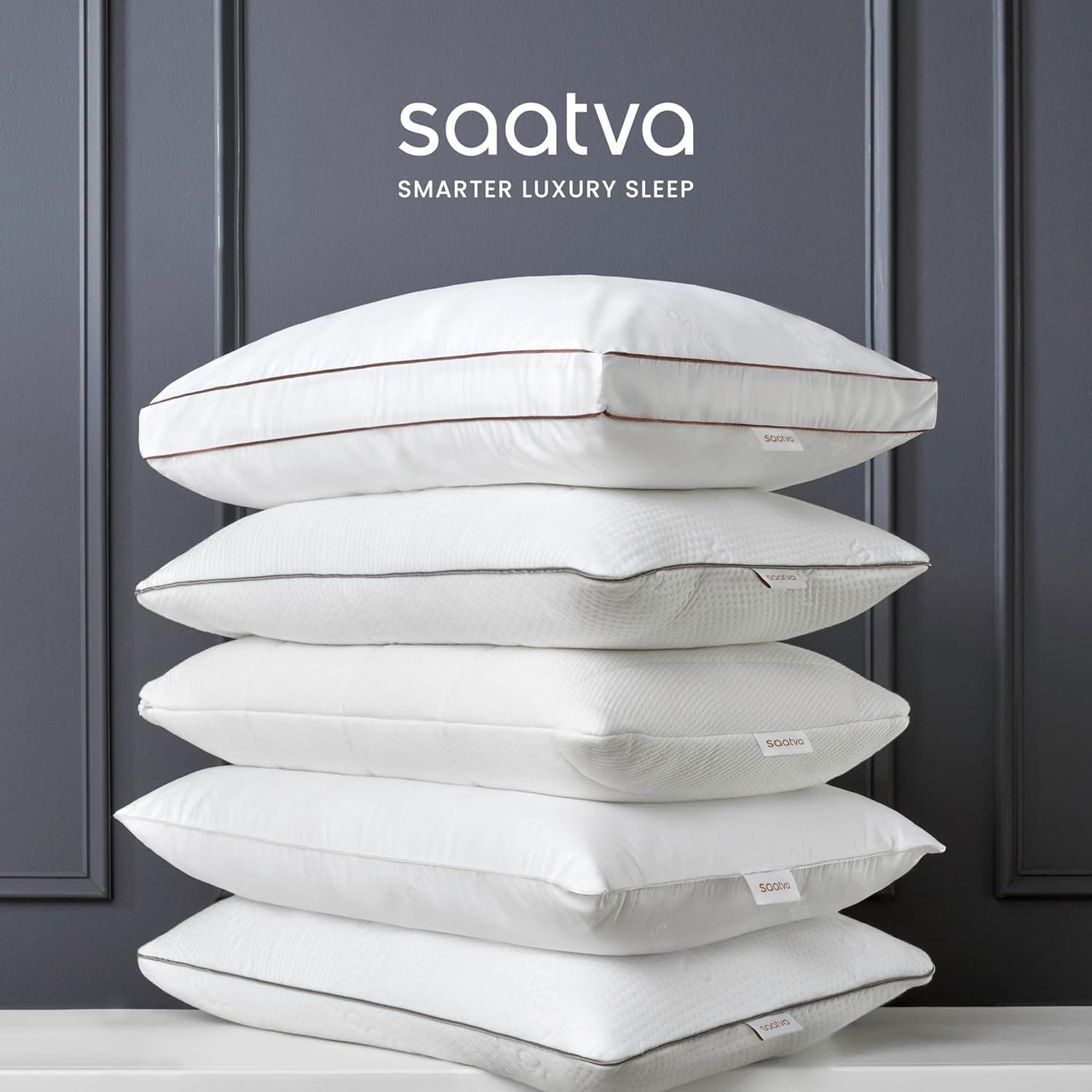 Saatva orthopedic foam pillow